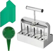 GUYOS Soil Blocker Soil Block Maker 2 inch 8 Cell Soil Blocking Tool kit with 3 Sizes Seed Pins Comfort-Grip Handle Soil Blocks for Seeding Protecting Seedling Transplants from Damage