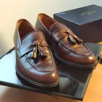 在飛比找Yahoo!奇摩拍賣優惠-西班牙製Zara leather tassel loafer