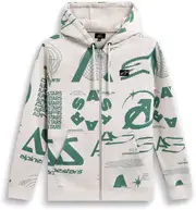 Alpinestars Determinant, zip hoodie , color: White/Green , size: XL