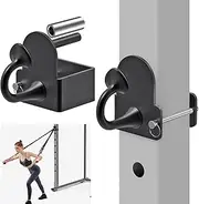 Lifeswell Resistance Band Anchors, Rack Attachment for Power Rack with 1" or 5/8" Hole, Adjustable Multi Point Workout Hook for Strength Training, Fitness, Physical Therapy, 2 Pack