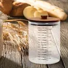 Sourdough Glass Jar Kit with Scale Glass Jars Kitchen Container Food Storage