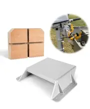 MJ-1-DP Jack Plate 4'' Setback Small Engine Jack Plate for Outboard Motors
