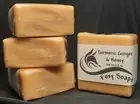 Turmeric, Ginger, & Honey All Natural Homemade Soap