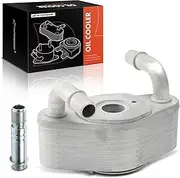 A-Premium Engine Oil Cooler Compatible with Ford Mustang 2015-2023 5.0L