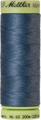 Mettler Silk-Finish Solid Cotton Thread, 220 yd/200m, Laguna