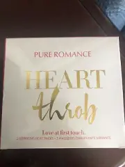 Pure Romance Heart Massager Heart Throb TWO (2) Vibrating Heat Packs NEW/SEALED!
