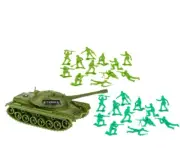 Original Gulliver Armed Forces Army Soldiers Tank Play Set Vintage Toys 54 pcs