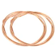 2 Rolls 13 Gauge Soft Copper Wire 6 Feet 99.9% Solid Pure Bare Copper Wire