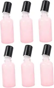 OFFIGAM 6Pcs Essential Oil Sub Bottles Rollerball Containers for Women Travel Friendly Liquid Storage Durable Design Leak for Perfumes and Aromatherapy