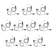 10x Guard Lightweight 1-Wire Earphone PTT for Motorola MOTOTRBO DEP550 DEP570