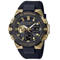 在飛比找森森購物網優惠-【CASIO 卡西歐】 G-SHOCK 黑金碳纖維 GST-