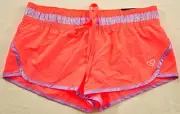 women's Live Love Dream athletic shorts size medium pink elastic waistband draws
