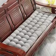 Thick Portable Sun Lounger Cushion for Patio Chair Sofa Bench Blue 48X152 cm Relax in Comfort Cushion Only