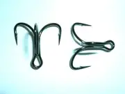 (50) Mustad KVD-Elite TG76NP-BN Short-Shank 1X Triple-Grip (Size 4) UltraPoint