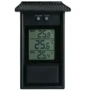 Outdoor Garden Fridge Waterproof Thermometer Eaves Shape