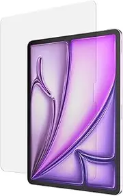 Belkin ScreenForce TemperedGlass Screen Protector for iPad Air 13" 9H Hardness Tempered Glass 0.33mm Thin Anti-Scratch Easy Installation Compatible with Cases and Apple Pencil