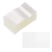 48x28mm PVC Perforated Shrink Bands, 500Pcs 0.05mm Thick Shrink Wrap, Clear