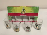 Buddy The Elf Set Of 4 Shot Glasses - 1.5 Ounce - ELF Movie Glassware Set - New!