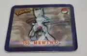 Pokemon Stadium Action 3DS 2000 Card Tazo Pogs #50 Mewtwo