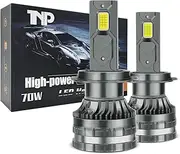 TOP-NOTCH PRODUCTS K3 Series H7 LED Fog Light Bulbs - High Lumens, Waterproof, Energy-Efficient, Quick Installation