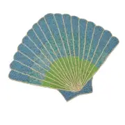 Nicole Miller Ocean Seashell Coastal Beaded Round 15" Charger Placemat