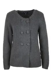 Button Front Cardi--GOR-101769M1-C