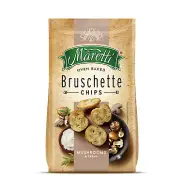 BRUSCHETTE MARETTI Mushroom & Cream Flavor Oven Baked Bread Chips Snacks 70g