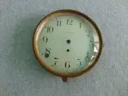 OLD ANTIQUE SETH THOMAS MANTLE SHELF CLOCK DIAL BEZEL PARTS