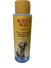 burts bees dog shampoo for puppies 2 in 1 tearless shampoo and conditioner