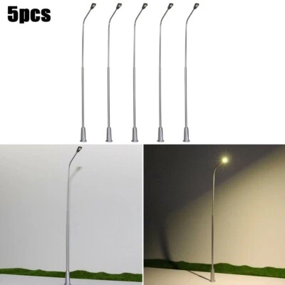 Street Lamp Model Railway Light Layout Lamp Post Lamppost Lamps 20mA 3V 5Pcs