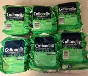 24 Flip Top pks Cottonelle Gentle Plus Flushable Wet Wipes 1,008 Wipes B-80