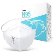 N95 Mask NIOSH Approved Particulate Respirators Protective Face Mask - Pack o...