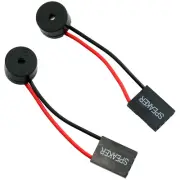 2-Pack PC Motherboard Mini Plug Speaker Desktop Computer Case DIY Inter