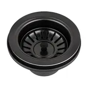 Black Kitchen Sink Waste Drainer Stopper Plug Filter 304 Stainless Steel Watermark