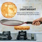 Neoflam Nonstick 10" Crepe Pan Dosa Tawa Skillet Flat Pancake Griddle PFOA Free