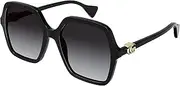 [Gucci] GG1072S Black/Grey Shaded 56/19/145 women Sunglasses