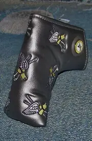 NEW PRG Magnetic Blade Putter Head Cover & Ball Marker WINGED FOOT GOLF CLUB *