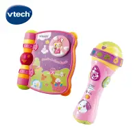 在飛比找博客來優惠-【Vtech】寶寶英語唱遊套書2入組(音樂翻翻書+麥克風) 