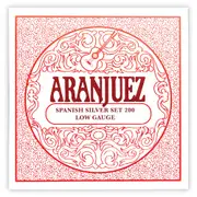 Aranjuez Spanish Silver 200 Low Tension Classical Guitar String Set