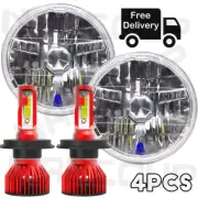 Pair 7" Inch Round LED Headlights DRL Hi/Lo Beam For Suzuki Samurai SJ410 (for: Suzuki)