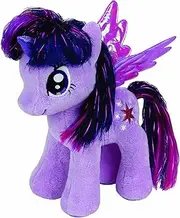 TY 41004 My Little Pony Baby Cuddly Toy Twilight Sparkle 15 cm