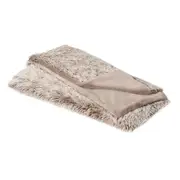 Snooza Calming Reversible Cuddler Blanket Mink Latte Large