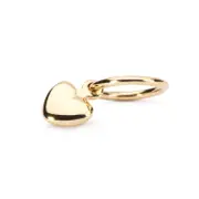 Mini Heart Bead, Gold