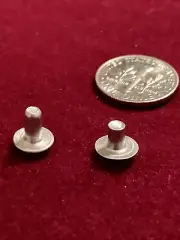 ALUMINUM BRAZIER HEAD SOLID RIVETS 1/8” Dia x 3/16" Long 423g Approx 1688pcs 1Lb