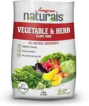 Amgrow 60299 Naturals Vegetable & Herb 2.5kg