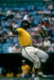 Manny Sanguillen Oakland Athletics bats v the Baltimore Orioles at- Old Photo 2