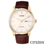 【CITIZEN 星辰】簡潔型男皮帶機械腕錶(NH8353-18A)
