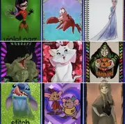 Topps Disney Collect Legendary 9 Cards Lot