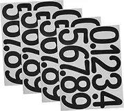 BAZEITFLOW Vinyl Adhesive Stickers for Mailbox Numbers for Bins Weatherproof Number Stickers Outdoor Use