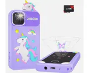 Kids Phone Toy Gift for Boys Girls 3 4 5 6 7 8 Years Old, Toddler Smart Phone AU [Colour: Purple]